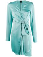 Pinko Wrap Style Bow Dress - Green