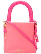 Savas - Lucchetto Tote - Women - Calf Leather - One Size, Women's, Pink/purple, Calf Leather