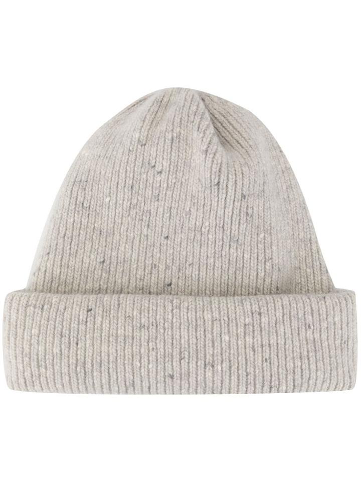A Kind Of Guise Upturned Knit Beanie - Grey