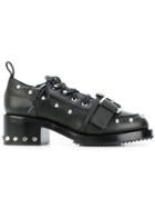 No21 Buckled Lace-up Boots - Black