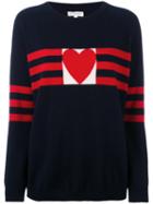 Chinti And Parker - Love Heart Sweater - Women - Cashmere - Xs, Blue, Cashmere