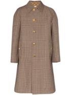 Gucci Reversible Gg Pattern Coat - Brown