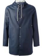 Stutterheim Stockholm Raincoat, Adult Unisex, Size: S, Blue, Rubber
