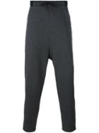 Y-3 Cropped Drop Crotch Trousers