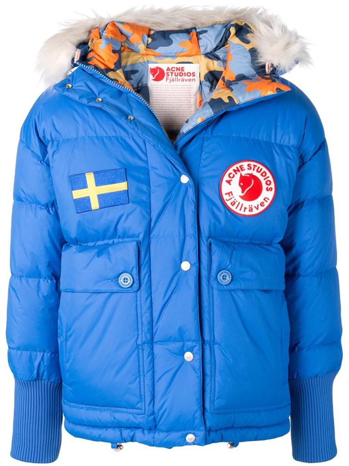 Acne Studios Fjällräven Reversible Down Jacket - Blue