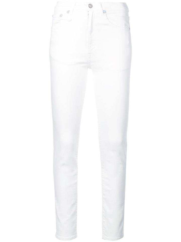 R13 Classic Skinny Jeans - White