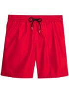 Burberry Drawcord Swim Shorts - Red