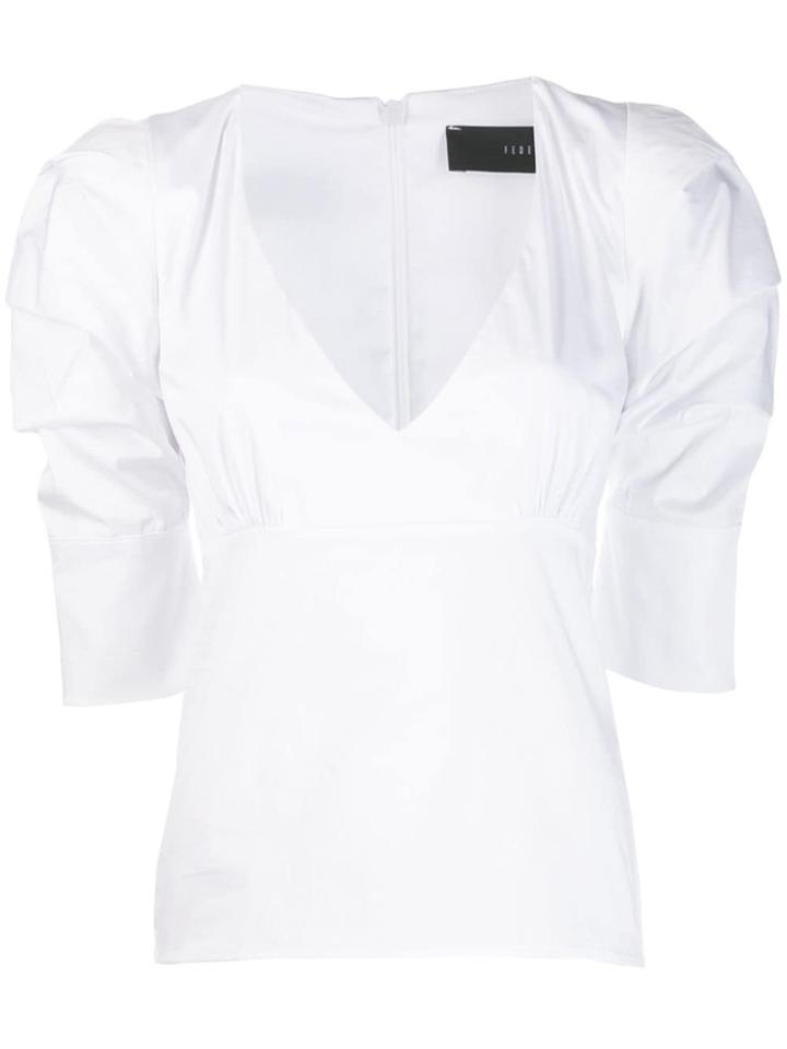 Federica Tosi Plunge Shirt - White