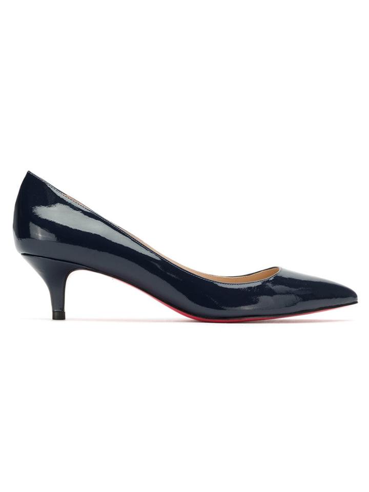 Zeferino Leather Pumps - Blue