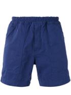 Ganryu Comme Des Garcons - Stretch Waist Chino Shorts - Men - Cotton - L, Blue, Cotton