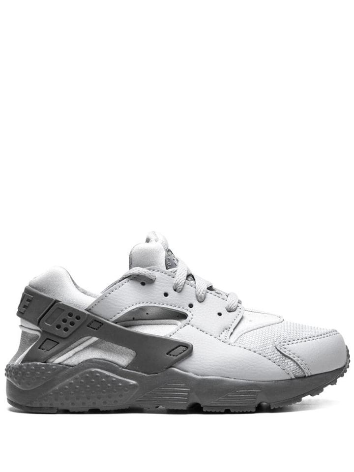 Nike Kids Teen Huarache Run Low Top Sneakers - White