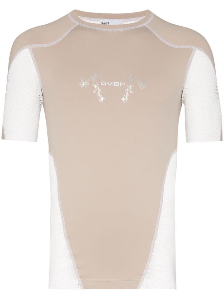 Gmbh Eevan Logo Printed T-shirt - Neutrals