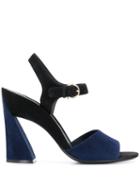 Salvatore Ferragamo Angled Heel Sandals - Blue