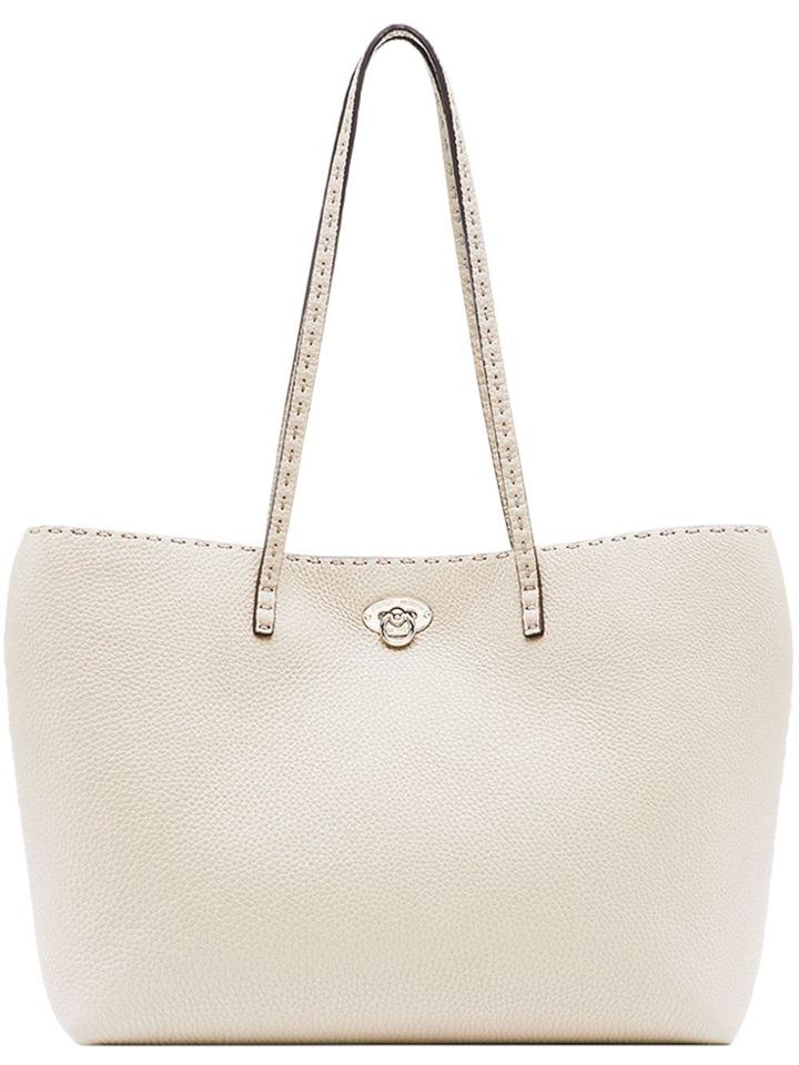 Fendi Carla Tote - White