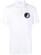 Versace Collection Chest Logo Polo Shirt - White