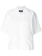 Dsquared2 Ruffle Front Shirt - White