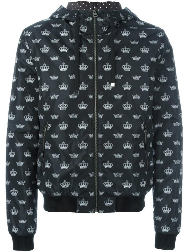 Dolce & Gabbana Logo Print Windbreaker
