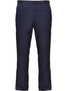 Prada Gabardine Tailored Trousers - Blue
