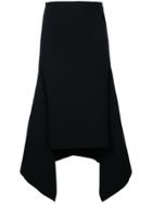 Dion Lee Balance Poncho Skirt - Black