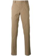 Maison Margiela Casual Tailored Trousers, Men's, Size: 50, Brown, Cotton/spandex/elastane/viscose