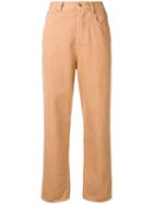 Golden Goose Straight Leg Trousers - Brown
