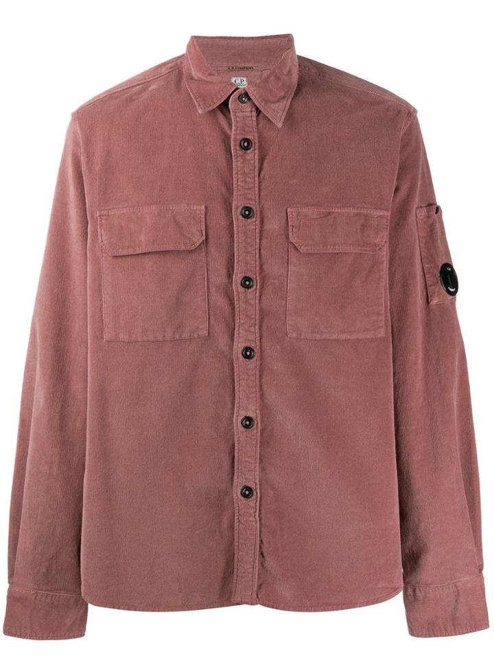 Cp Company Corduroy Button Shirt - Pink