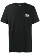 Stussy Floral-print T-shirt - Black