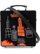 Olympia Le-tan Landscape Box Bag - Black