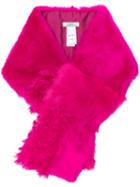 Desa Collection Fur Scarf - Pink