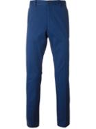 Ps Paul Smith Slim-fit Trousers, Men's, Size: 32, Blue, Cotton/spandex/elastane