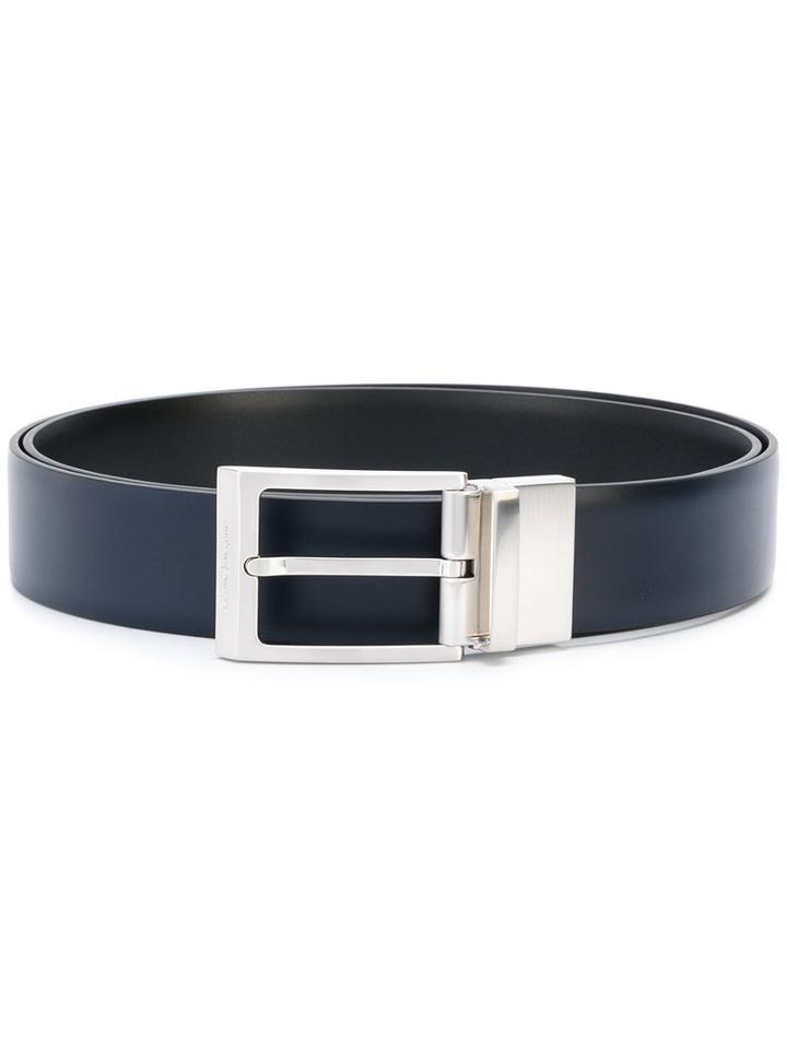 Salvatore Ferragamo - Classic Buckle Belt - Men - Calf Leather - 105, Blue, Calf Leather