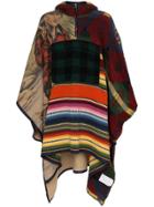 Polo Ralph Lauren Patchwork Hooded Poncho - Blue