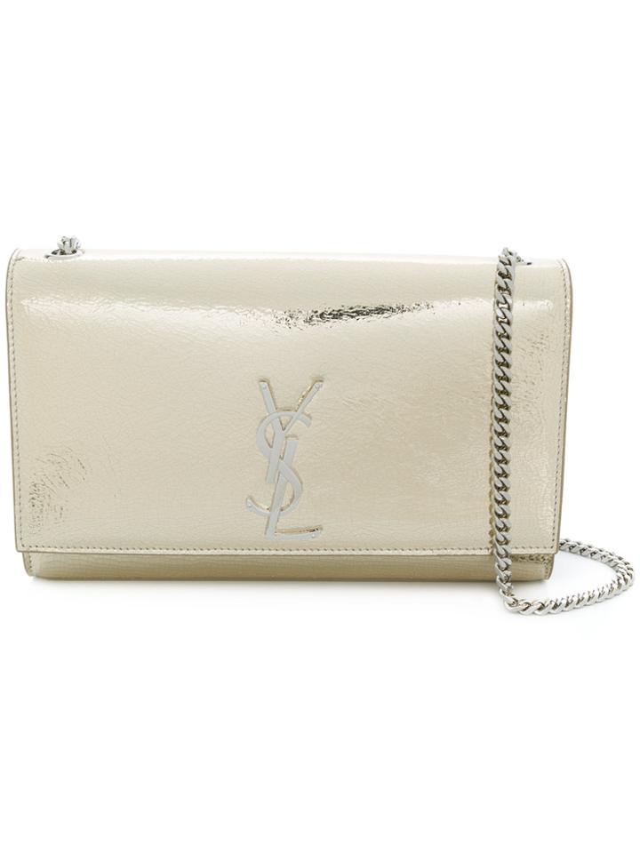 Saint Laurent Monogram Shoulder Bag - Metallic