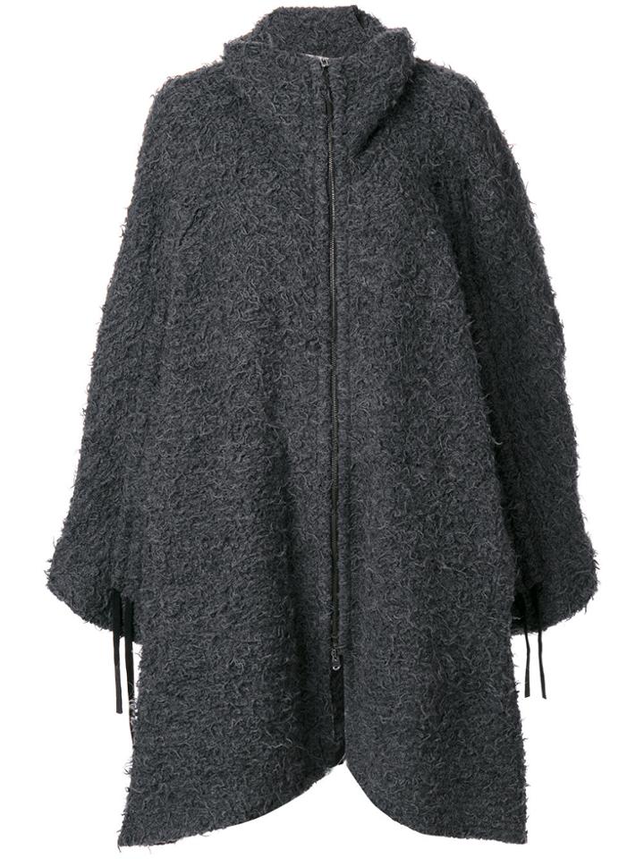 Lost & Found Ria Dunn Cardigan Style Oversized Coat - Grey