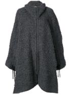 Lost & Found Ria Dunn Cardigan Style Oversized Coat - Grey