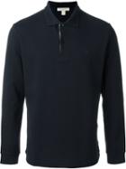 Burberry Brit Longsleeved Polo Shirt, Men's, Size: S, Blue, Cotton