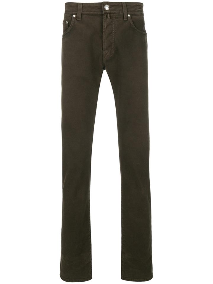 Jacob Cohen Handkerchief Straight-leg Jeans - Brown