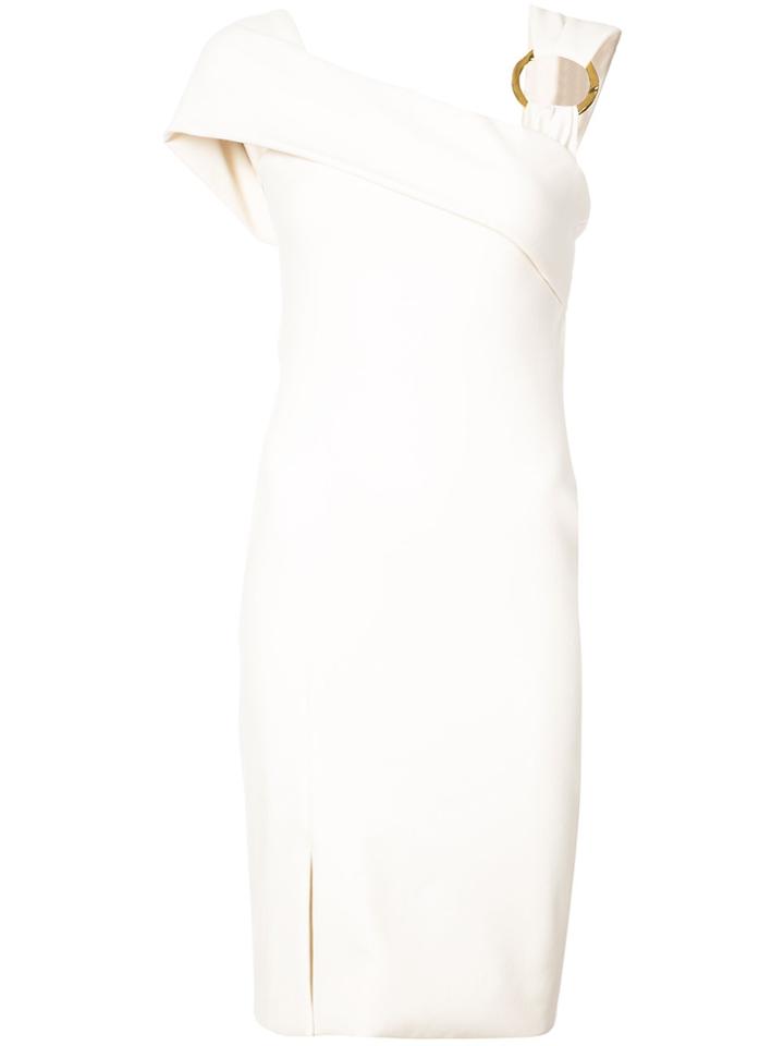 Haney Fitted Cocktail Dress - White
