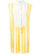 3.1 Phillip Lim Striped Blouse Dress - Yellow