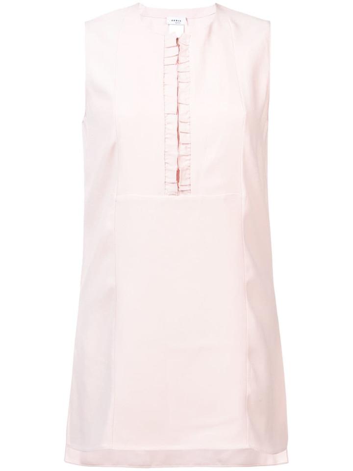 Akris Punto Sleeveless Pleat Detail Blouse - Pink
