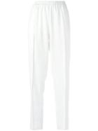 Vanessa Bruno Athé Straight Tailored Trousers, Women's, Size: 40, White, Polyester
