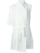 Lost & Found Ria Dunn Single Shoulder Jacket, Women's, Size: S, White, Linen/flax/viscose