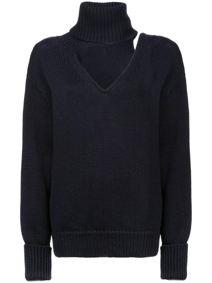 Monse Cut Out Detail Jumper - Black