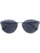 Retrosuperfuture - Frameless Sunglasses - Unisex - Acetate - One Size, Black, Acetate
