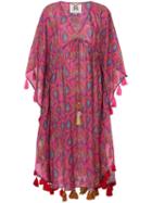 Figue - Amirita Dress - Women - Cotton/viscose - Xs/s, Pink/purple, Cotton/viscose