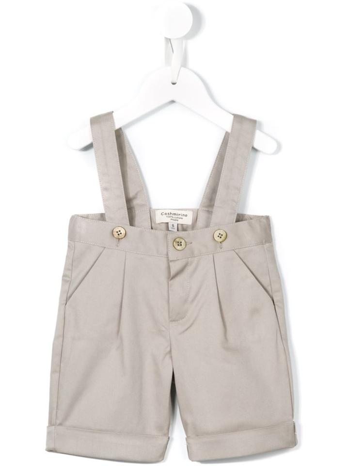 Cashmirino Bermuda Shorts With Braces, Infant Boy's, Size: 9 Mth, Nude/neutrals