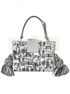 Tonya Hawkes Printed Tassel Tote - Black