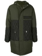 Versace Collection Padded Parka - Green