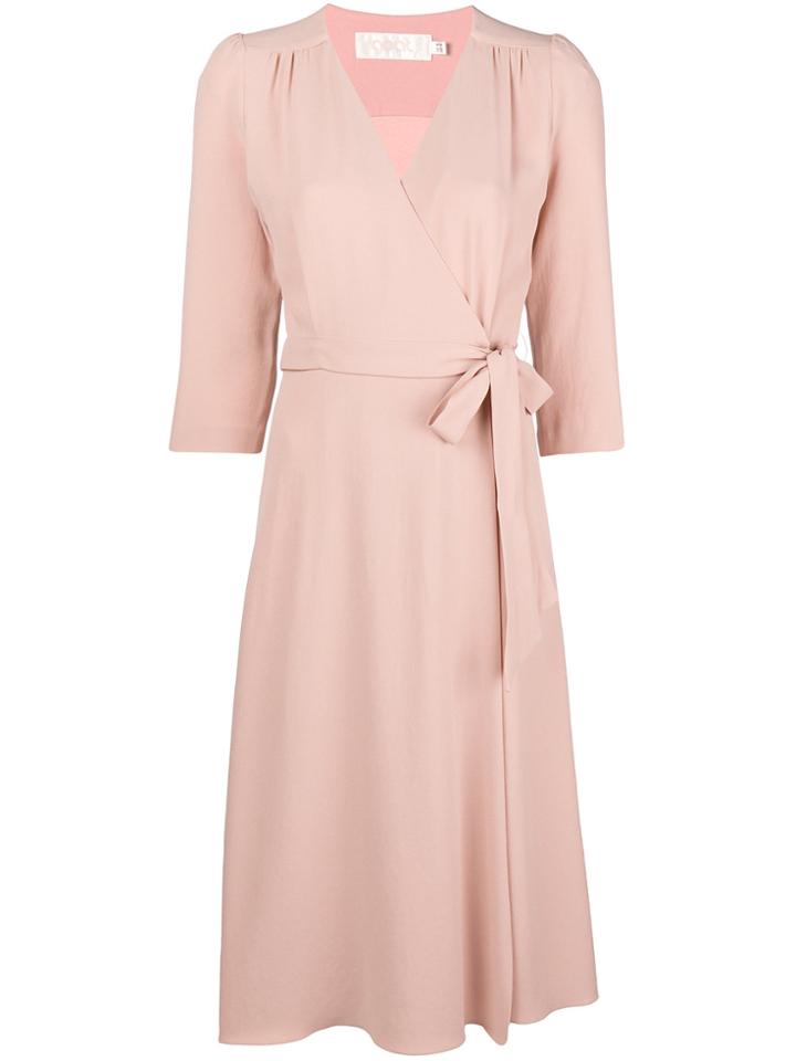 Goat Ballerina Wrap Dress - Pink & Purple