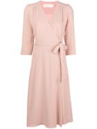 Goat Ballerina Wrap Dress - Pink & Purple